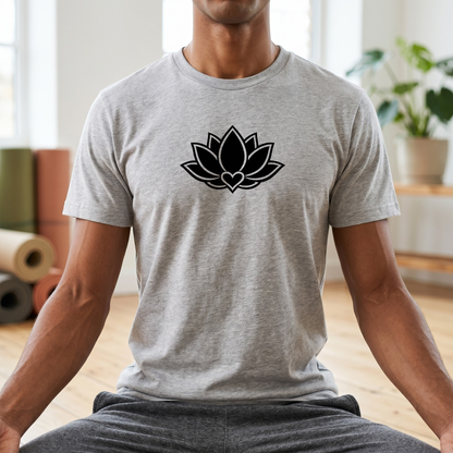 Minimalist Lotus Flower T-Shirt