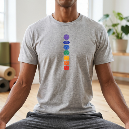 Vertical Color Chakras T-Shirt