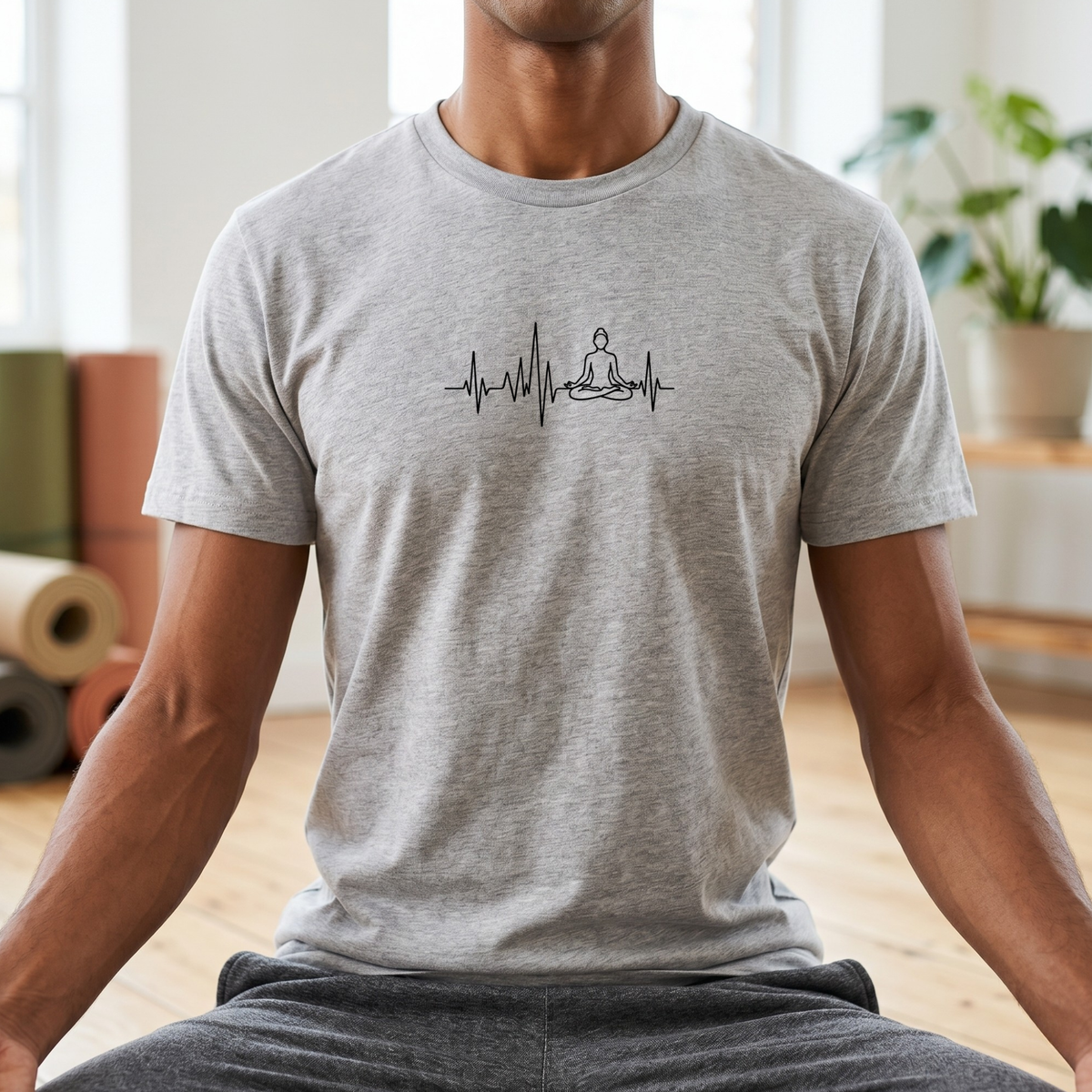 Heartbeat Lotus Pose T-Shirt