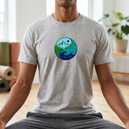 Sea & Mountain Yin Yang T-Shirt