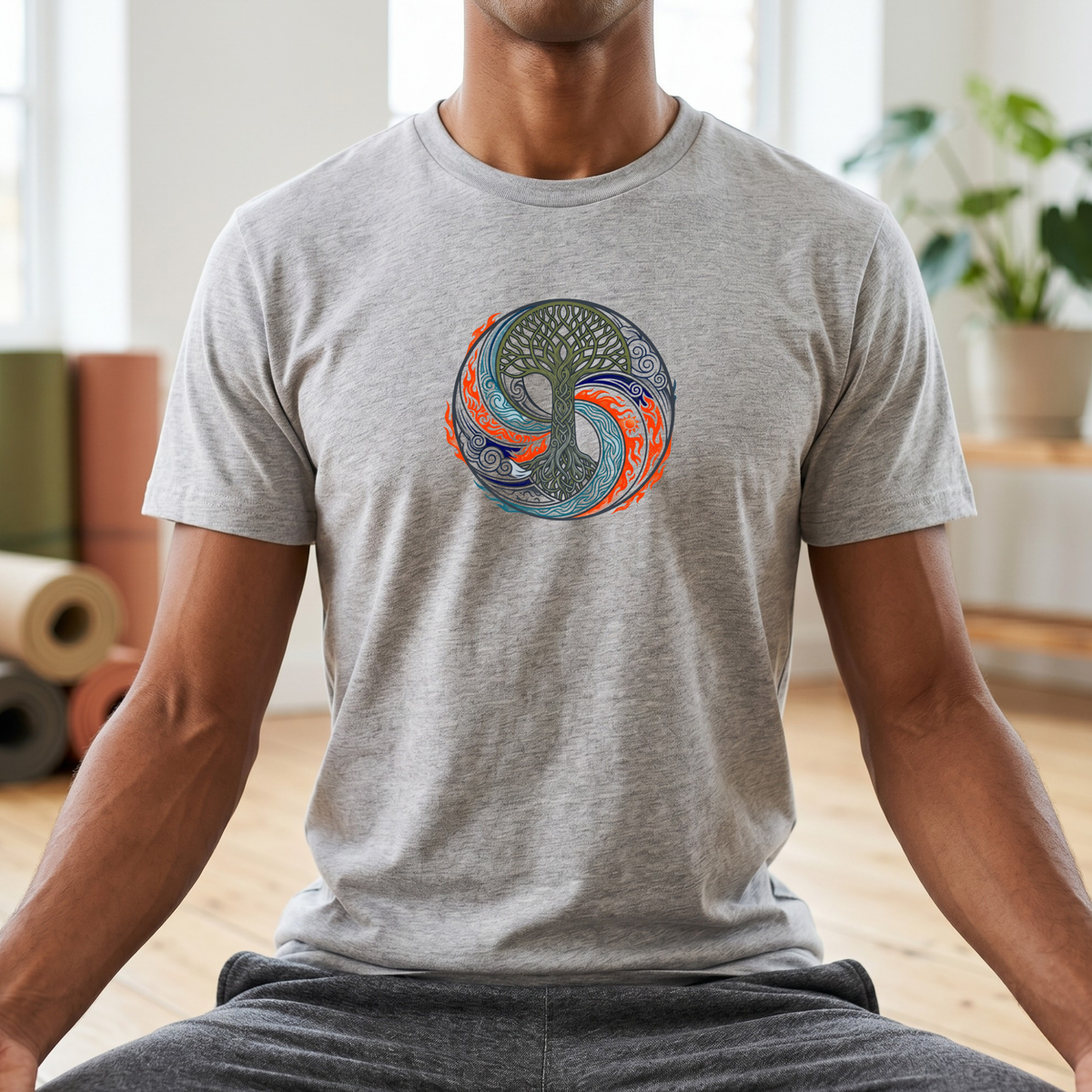 Four Elements Celtic Tree T-Shirt