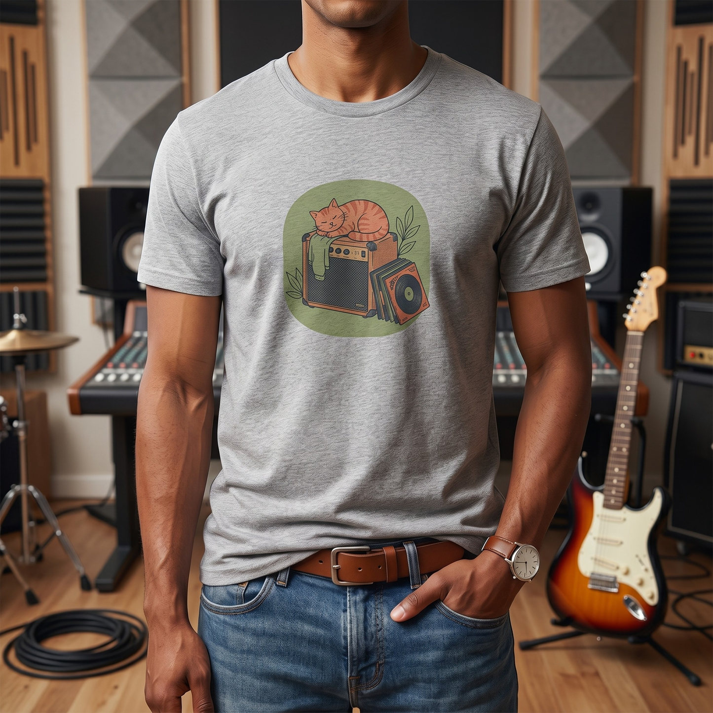 Cat & Amp T-Shirt