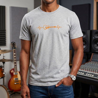Heartbeat Guitar T-Shirt
