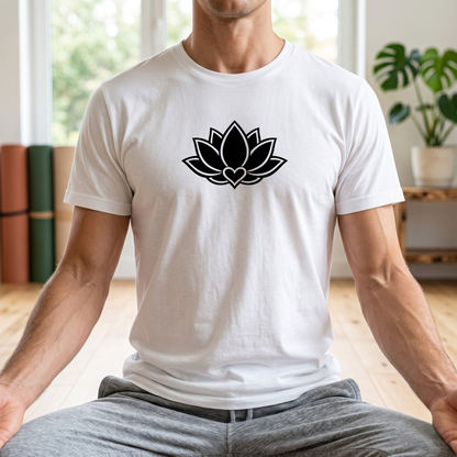 Minimalist Lotus Flower T-Shirt