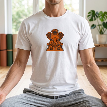 Zen Elephant Lotus Pose T-Shirt