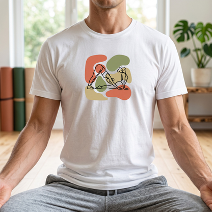 Line Art Yoga Poses T-Shirt