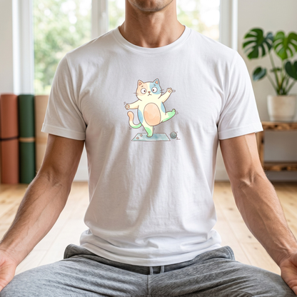 Watercolor Balancing Kitten T-Shirt