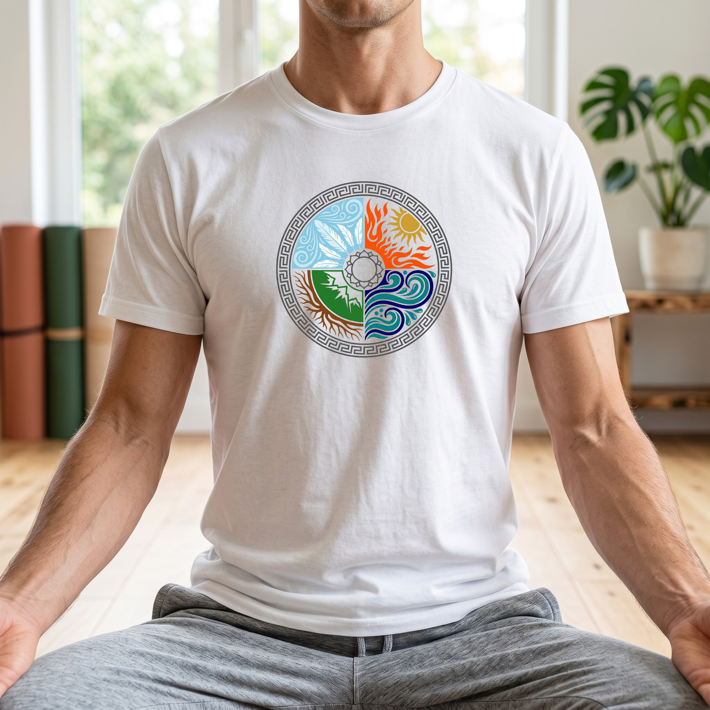 Four Elements Mandala T-Shirt