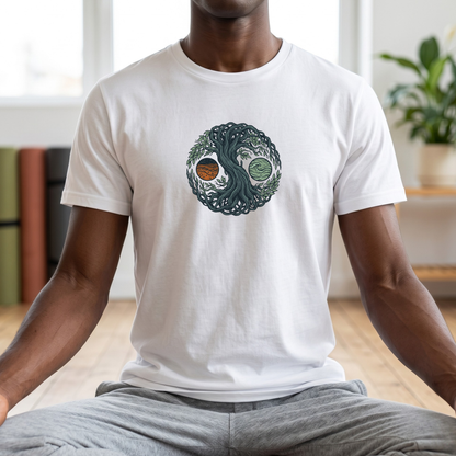 Earth and Water Tree Yin Yang T-Shirt