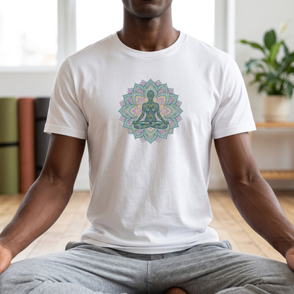 Lotus Pose Mandala T-Shirt