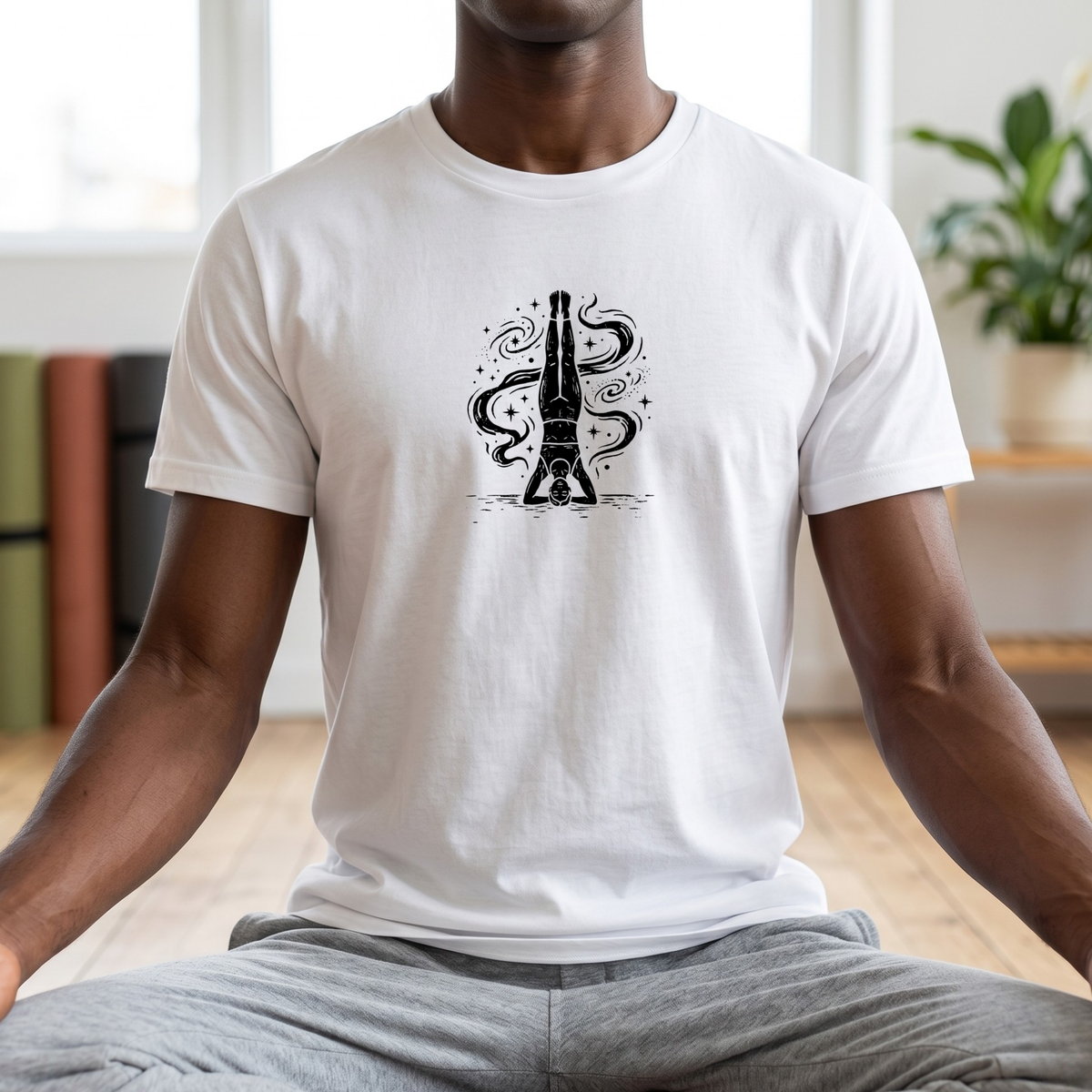 Cosmic Flow Headstand T-Shirt