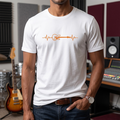 Heartbeat Guitar T-Shirt