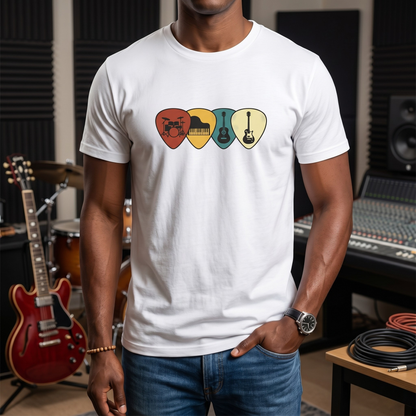 Retro Guitar Picks T-Shirt
