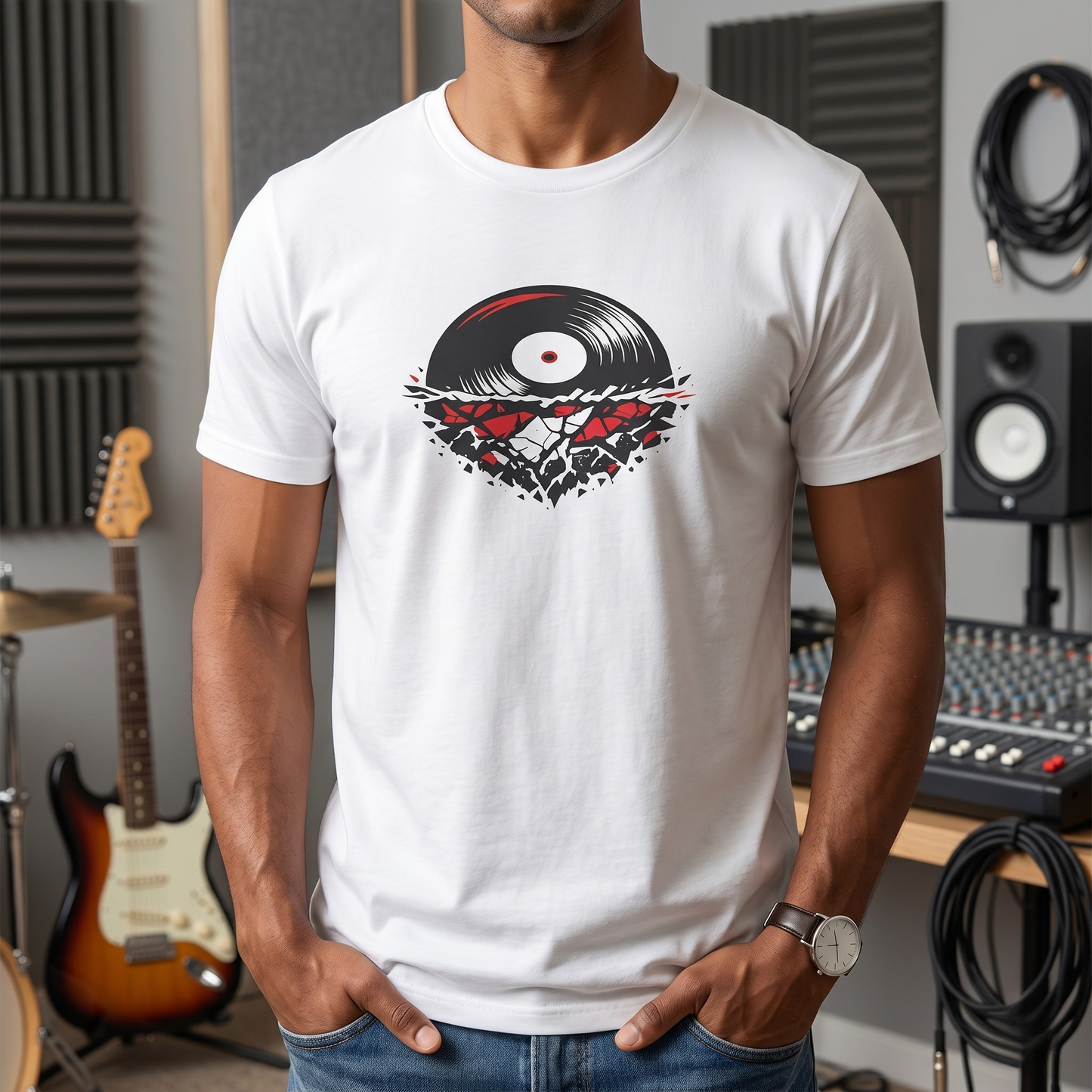Cracking Vinyl T-Shirt