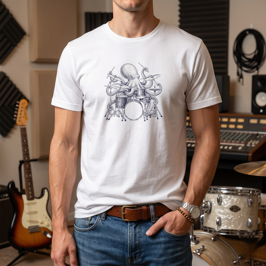 Drums Octopus T-Shirt