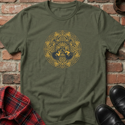 Electric Guitar Music Mandala T-Shirt