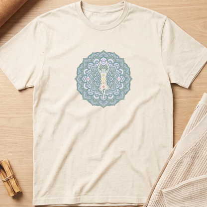 Chakra Cat Mandala T-Shirt