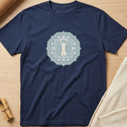 Chakra Cat Mandala T-Shirt