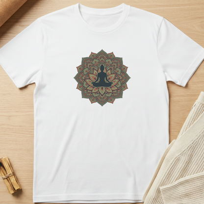 Lotus Silhouette Mandala T-Shirt