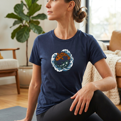 Sea Koi Yin Yang T-Shirt